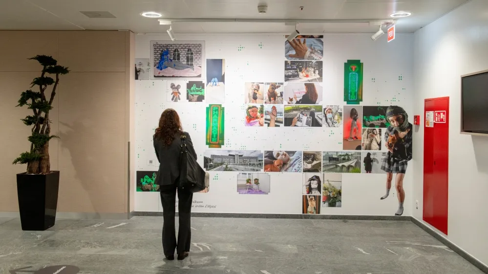 Vue exposition "Art et Soin - sublimations"