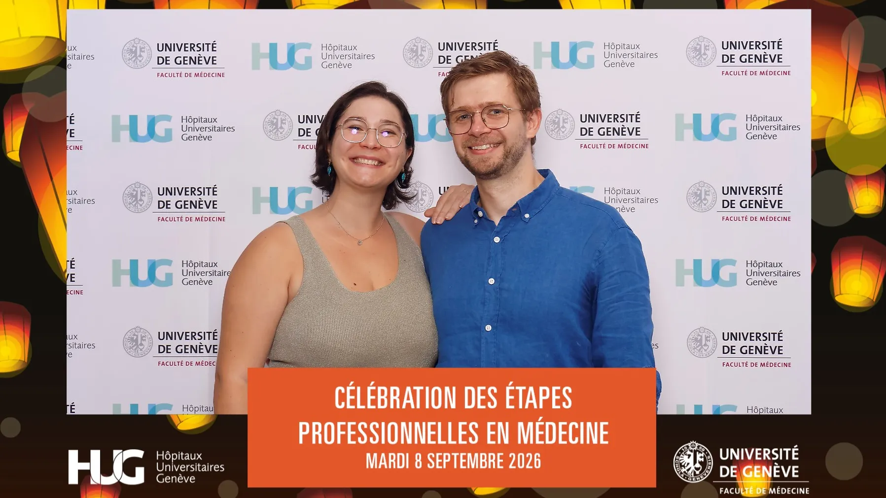 Photobooth Cérémonie étapes pro médecine 2026