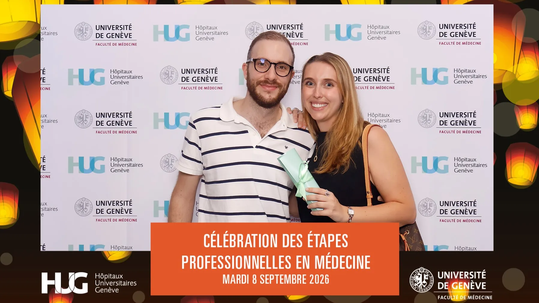 Photobooth Cérémonie étapes pro médecine 2026