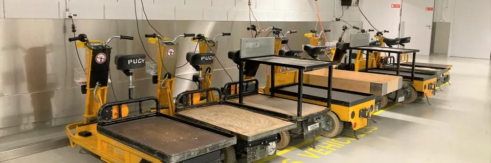 Flotte de véhicules électriques