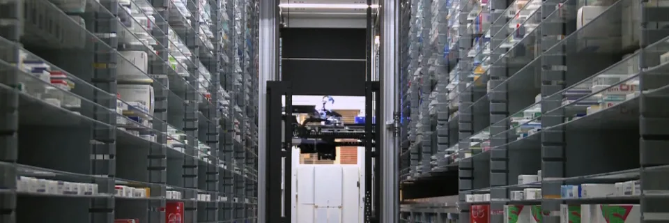 pharmacie - robot de distribution