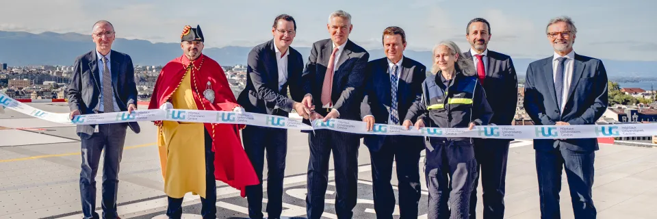 Inauguration nouvelle hélistation