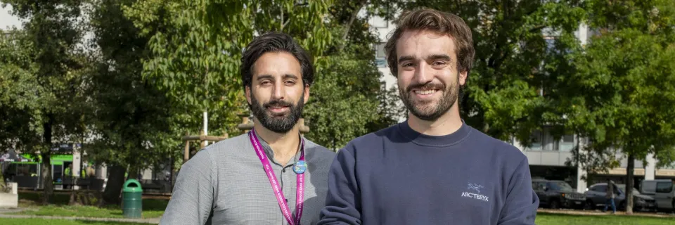 Maxime Delbert et Vincent Lussiana