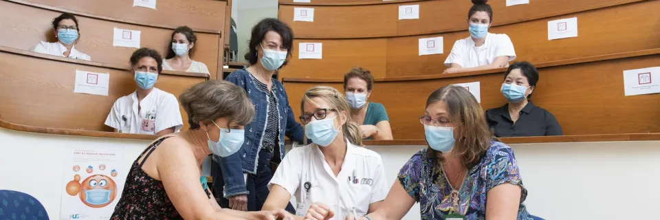 Pool soignant aux HUG