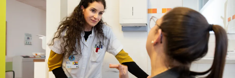 Consultation au centre de soins de l'UMSCOM