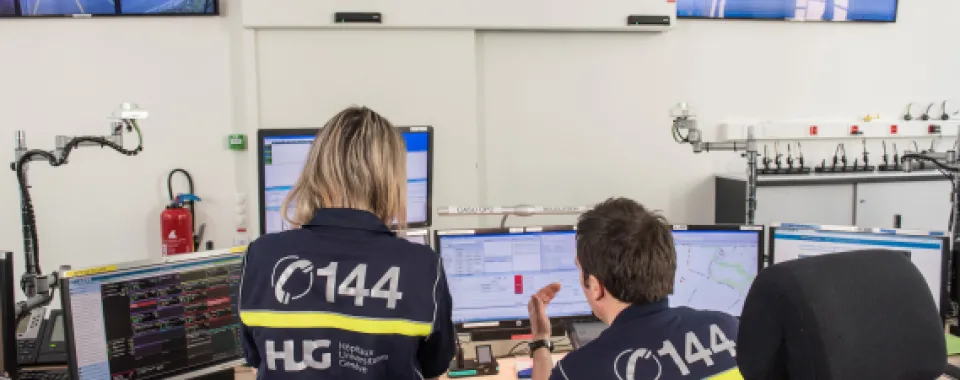 Nouvelle centrale Urgences santé 144 - HUG