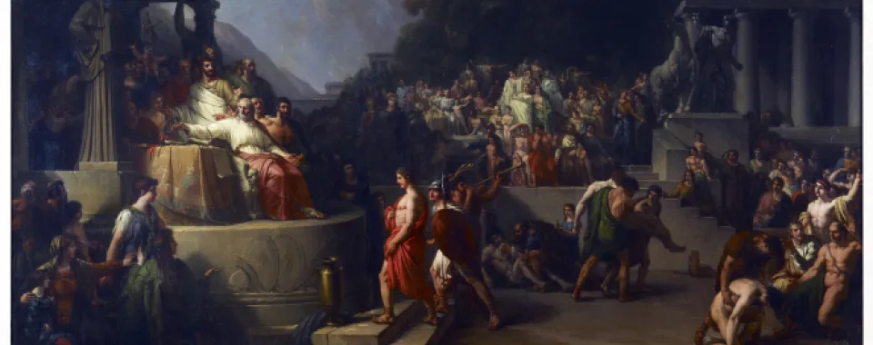 Jean-Pierre Saint-Ours - Le Couronnement du Vainqueur, Copyright : Musée d'art et d'histoire