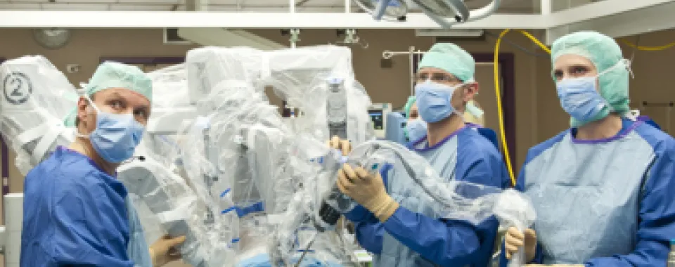 Aujourd’hui a lieu aux HUG la première opération avec le robot Da Vinci XI de dernière génération