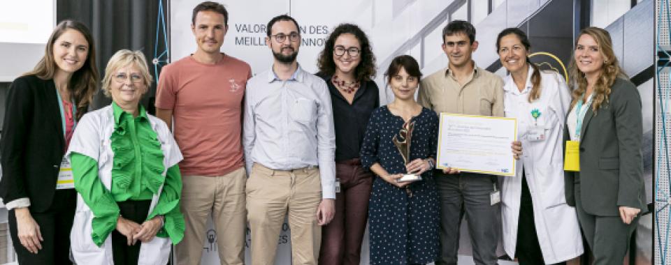 Equipe gagnante Journée de l'innovation HUG - UNIGE 2022