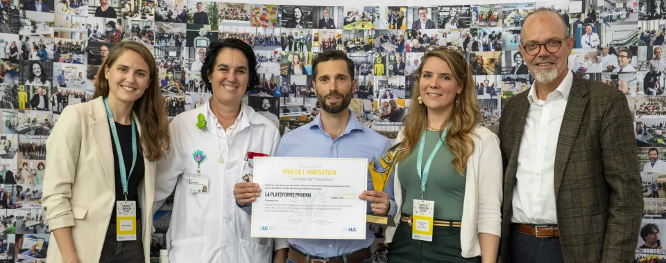 Prix de l’innovation des HUG 2023 décerné à Francis Rousset