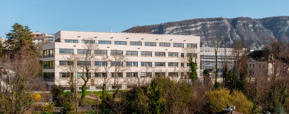 Bâtiment du Centre de chirurgie ambulatoire de Genève - Copyright : Nicolas Schopfer - HUG