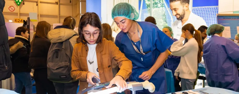 Photo prise à la Cité des métiers - HUG
