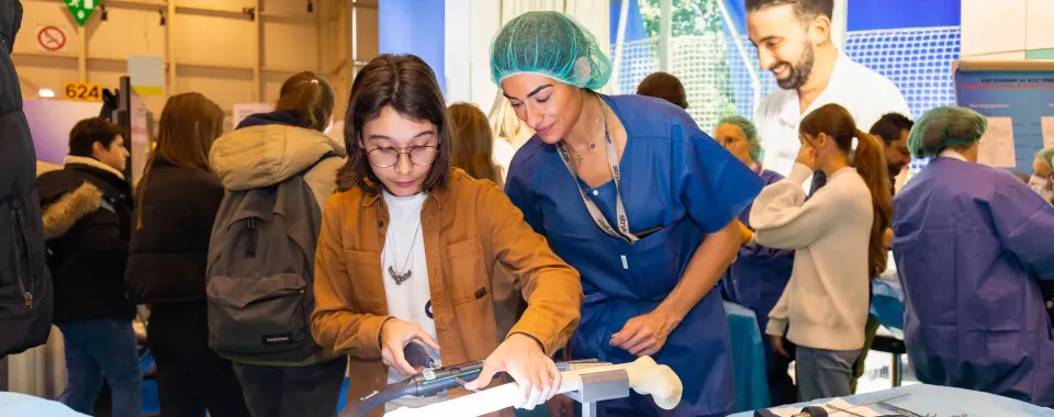 Photo prise à la Cité des métiers - HUG