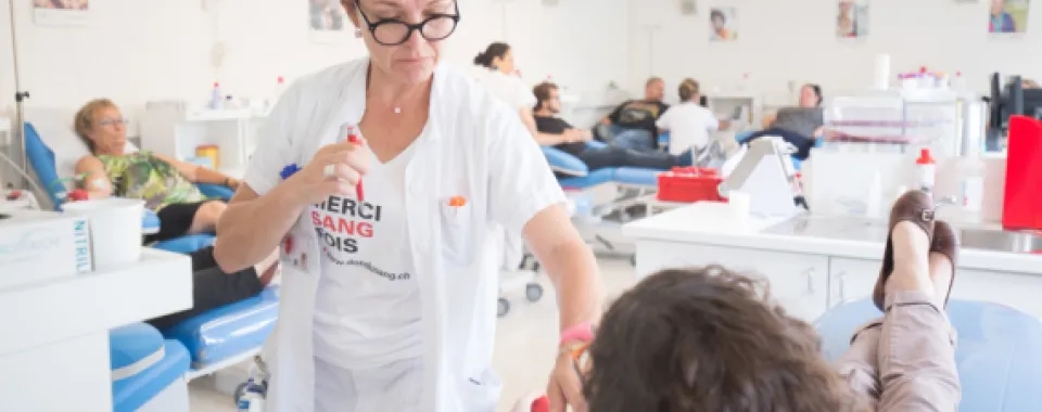 Don du sang © 2017 Louis Brisset / HUG